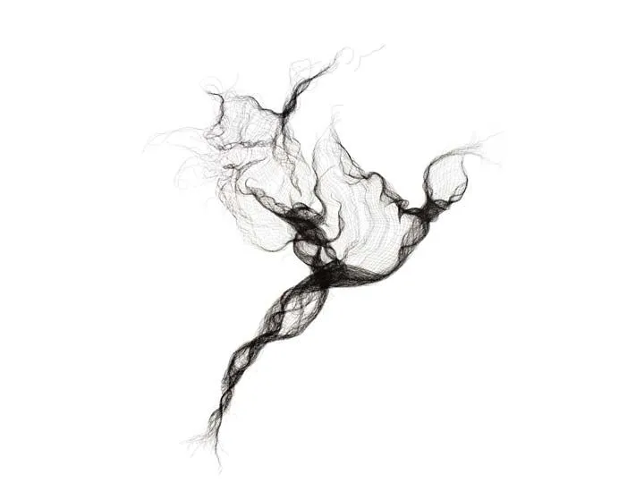 Gauze Bandage; 2009; pen on paper; 125cm X 150cm (private collection) Gauze Bandage; 2009; pen on paper; 125cm X 150cm (private collection)