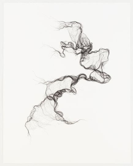 Gauze Bandage no. 2; 2013; pen on paper; 152 x 121 cm (private collection) Gauze Bandage no. 2; 2013; pen on paper; 152 x 121 cm (private collection)