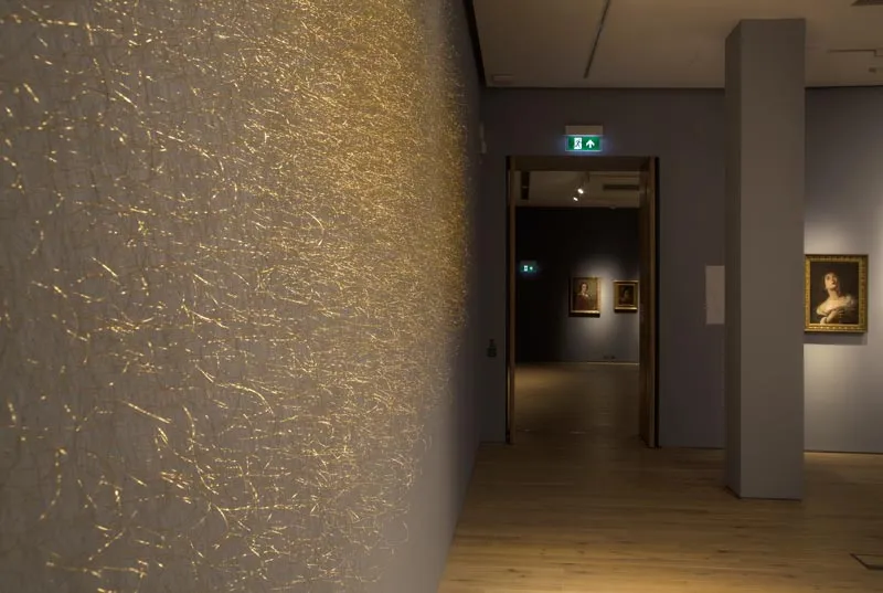 Site Specific Installation

York Art Gallery 2015/16

Fine Gold Plated Wire