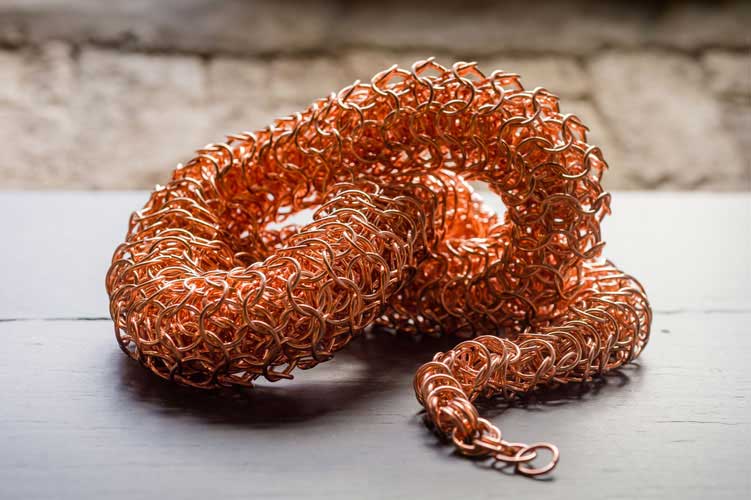 Hatchling 2014; Handmade Copper Chainmail