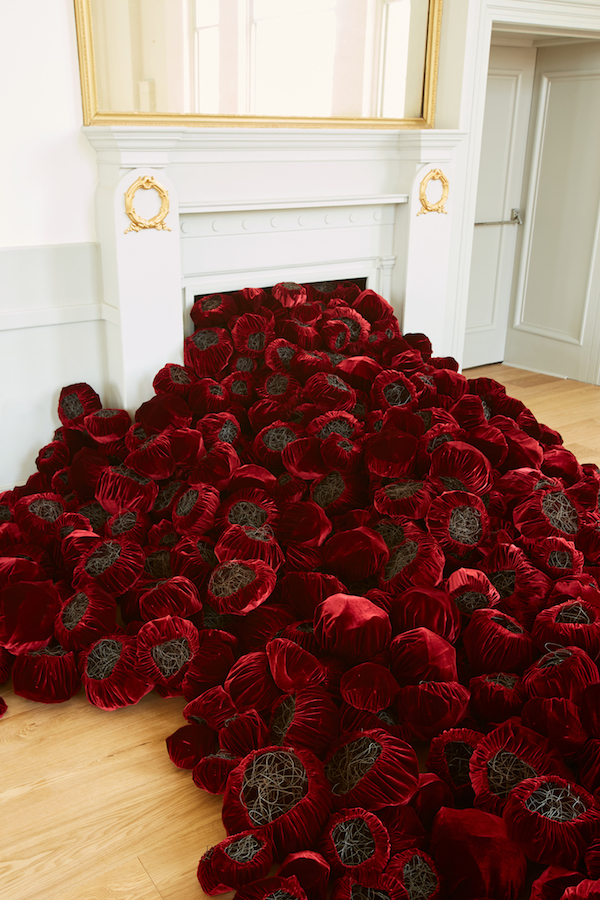 Site Specific Installation

St Albans Museum and Art Gallery  2018

silk velvet, raw black wire