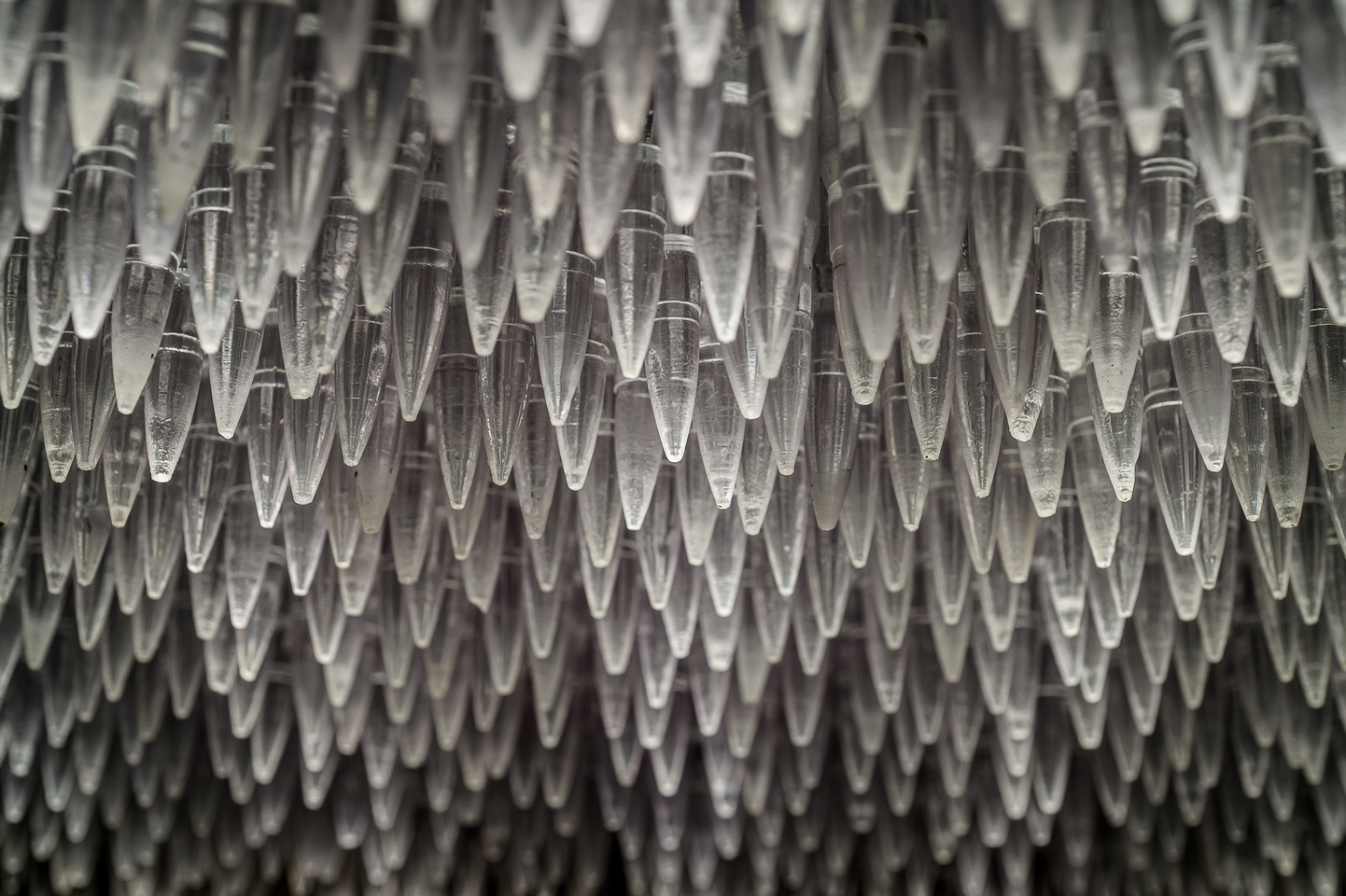 Pandora 2016; LED lightbox within doorframe; clear cast resin 50. cal Browning bullets