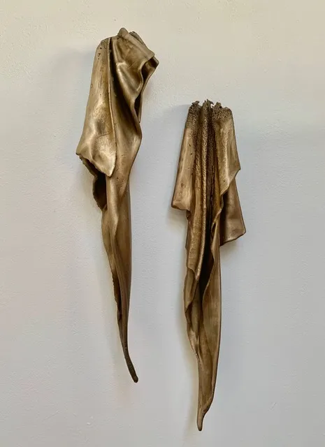 Shards 2020

bronze casts of velvet dipped in wax

unique

private collection