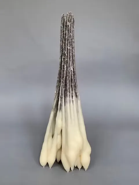 wax & wool series III (Stand), 48cm x 15cm x 14cm