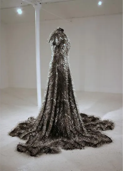 Widow 2009

Black Nappa Leather

43 Kg Adamantine Dressmakers Pins

Tailors Dummy (Manchester Art Gallery collection)

<a href="http://www.bbc.co.uk/programmes/p00cgf1x" target="_blank">interview on womans hour</a>