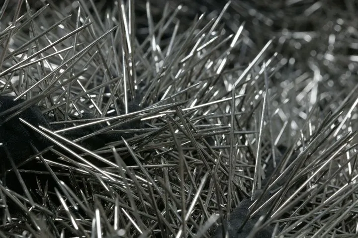 Widow 2009

Black Nappa Leather

43 Kg Adamantine Dressmakers Pins

Tailors Dummy (Manchester Art Gallery collection)

<a href="http://www.bbc.co.uk/programmes/p00cgf1x" target="_blank">interview on womans hour</a>