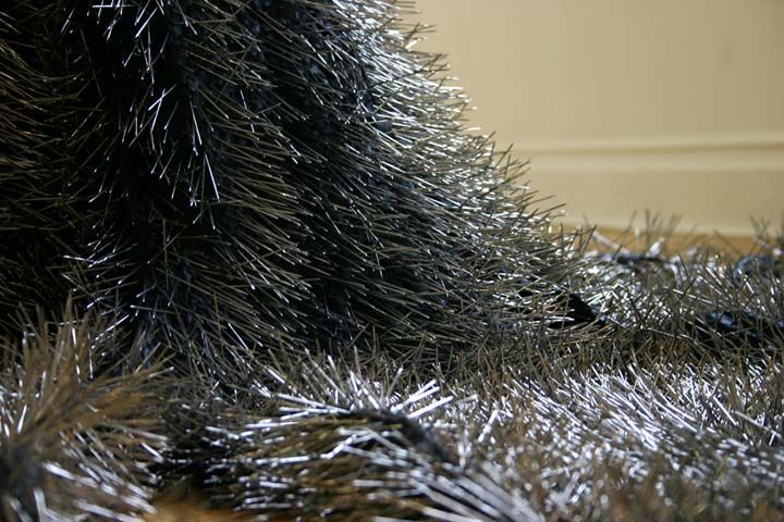 Widow 2009

Black Nappa Leather

43 Kg Adamantine Dressmakers Pins

Tailors Dummy (Manchester Art Gallery collection)

<a href="http://www.bbc.co.uk/programmes/p00cgf1x" target="_blank">interview on womans hour</a>