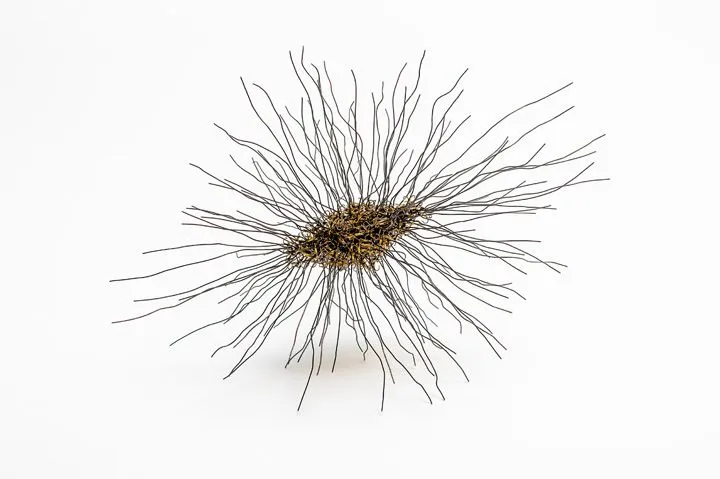 Wise Old Woman 2013; wire, fish hooks (private collection)